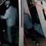 嫌疑人携带行李箱进电梯时还很轻（图左），出电梯时却很沉（图右），里面装着的是被害人的尸体。视频截图 - 新浪湖北