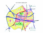 武汉中央商务区交通轴线示意图 - 新浪湖北