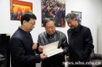 湖北省领导登门看望院士和资深教授 - 武汉大学