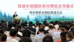 首届中国国际茶叶博览会在杭州举行 - 农业厅