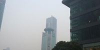 受空气污染影响，武汉汉口片区能见度不高　梁婷　摄 - 新浪湖北