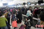 资料图：旅客在香港国际机场柜台办理登机手续。中新社记者 谭达明 摄 - Hb.Chinanews.Com
