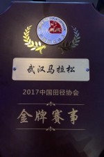 中国马拉松年度盛典 汉马获评中国田协金牌赛事 - 新浪湖北