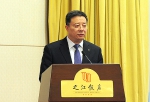 图为中国残联副理事长贾勇在开幕式上致辞 - 残疾人联合会
