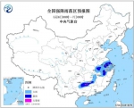 图1 全国强降雨落区预报图（5月6日08时-7日08时） - 新浪湖北