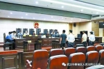 庭审现场蔡甸区人民法院供图 - Hb.Chinanews.Com