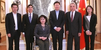 图为拜访常驻日内瓦代表团俞建华大使 - 残疾人联合会