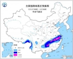 全国强降雨落区预报图（7月12日08时-13日08时） - 新浪湖北