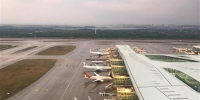 34架飞机来武汉天河机场备降躲避台风 - 新浪湖北