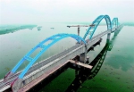 汉十高铁崔家营大桥桥面完工(图) - 新浪湖北