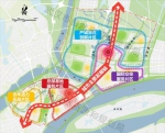长江新城起步区规划结构图 - 新浪湖北
