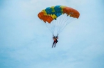 跳伞运动员在训练中付出了许多汗水。 资料图 - 新浪湖北