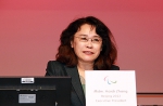 图为张海迪向国际残奥委会代表大会作报告 - 残疾人联合会
