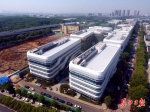 5月3日，武汉开发区人工智能科技园一派忙碌景象，下个月园区首期正式交付使用。通讯员杨爱国 摄 - 新浪湖北