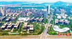 位于武汉光谷未来科技城的华为武汉研发基地，是一艘引领湖北省和武汉市经济高质量发展的高科技航母 记者高勇 摄 - 新浪湖北