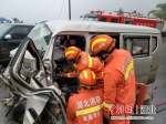 宜昌：两车相撞一人被困 消防破拆救出 - Hb.Chinanews.Com
