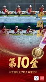 中国代表团第十金！中国赛艇队女子四人双桨夺冠 - 新浪湖北