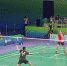 十四运会羽毛球项目女子团体决赛。　十四运会官方供图 - 新浪湖北