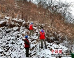 湖北房县：电力员工踏雪巡线保供电 - Hb.Chinanews.Com