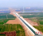 鄂北水资源配置工程加大流量试通水通过枣阳 唐庆春 摄 - 新浪湖北