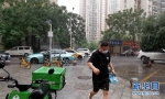 8月29日，大雨降临武汉，一扫闷热暑气。新华网发 - 新浪湖北