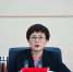 图为省残联党组书记、理事长夏亚灵传达党的二十大精神 - 残疾人联合会