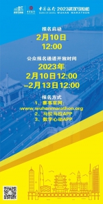 2023武汉马拉松公众报名通道今日12点开启 - 新浪湖北