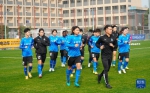 3月2日，武汉女足进行公开训练。新华社记者赵建通摄 - 新浪湖北