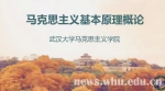 武大思政课慕课面向全国开放 - 武汉大学