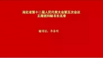 湖北省第十二届人民代表大会第五次会议主席团和秘书长名单 - 新浪湖北