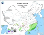 全国降水量预报图（1月2日08时-3日08时） - 新浪湖北