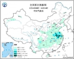 图1 全国雾区预报图 - 新浪湖北