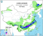 图3 全国降水量预报图（6月23日08时-24日08时） 图片来源：中央气象台 - 新浪湖北